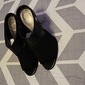 Calvin Klein Black Size 7 Heels